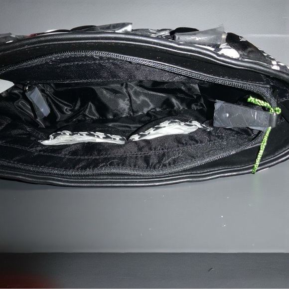 Vera Bradley Trimmed Trapeze Satchel Midnight Houndstooth MSRP $88 - Picture 7 of 10